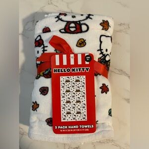 HELLO KITTY HAND TOWELS 2 PACK